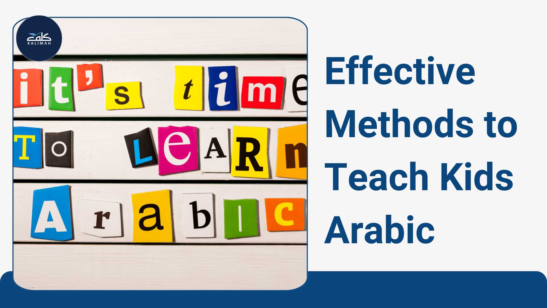 How to Teach Kids Arabic