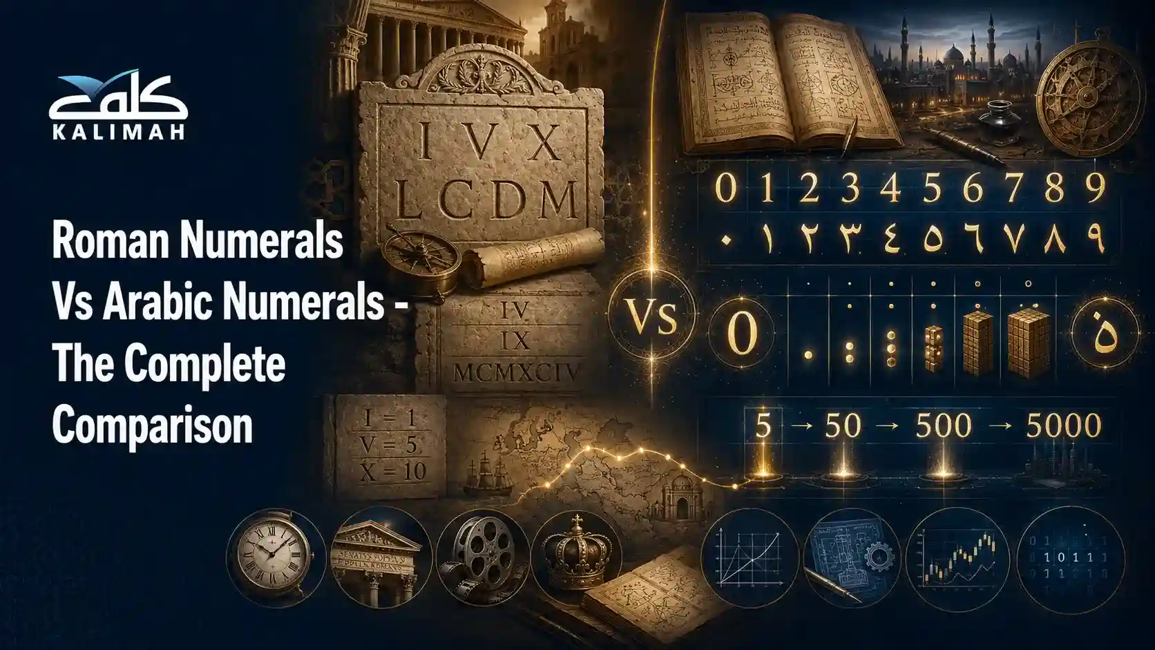 Roman Numerals Vs Arabic Numerals