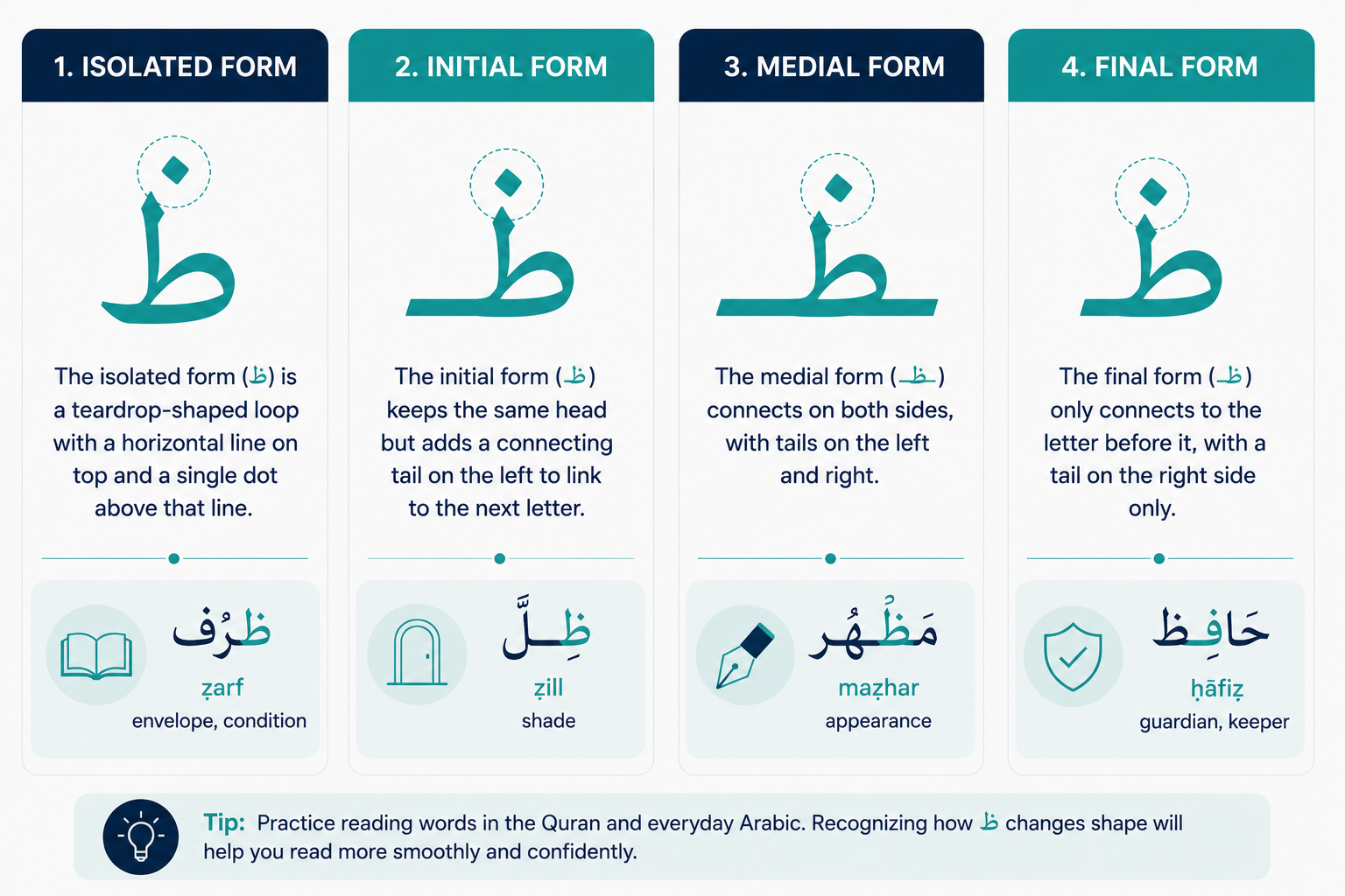 How To Pronounce Dha ظ In Arabic? A Complete Guide To The Letter Ẓāʾ 6 image 104