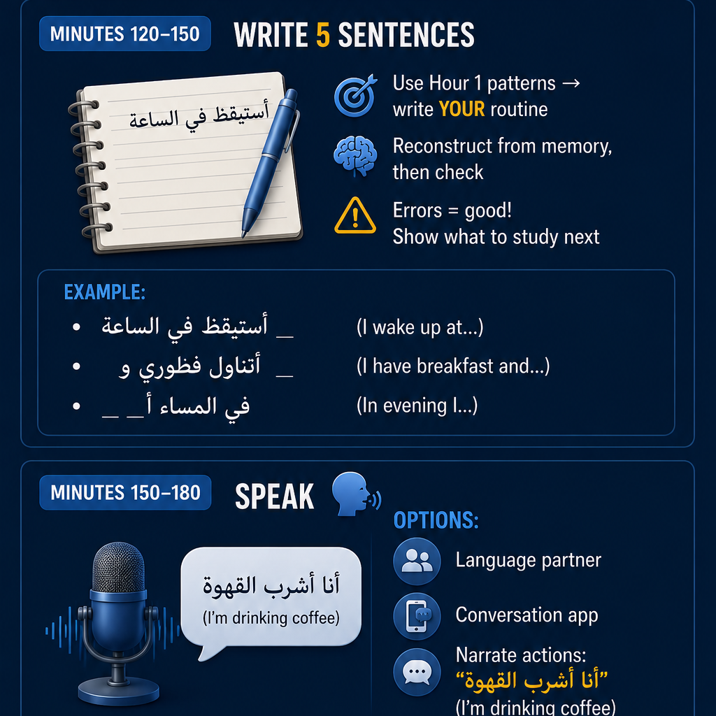Learn Arabic in 3 Hours - Your Complete Intensive Routine 3 image 38