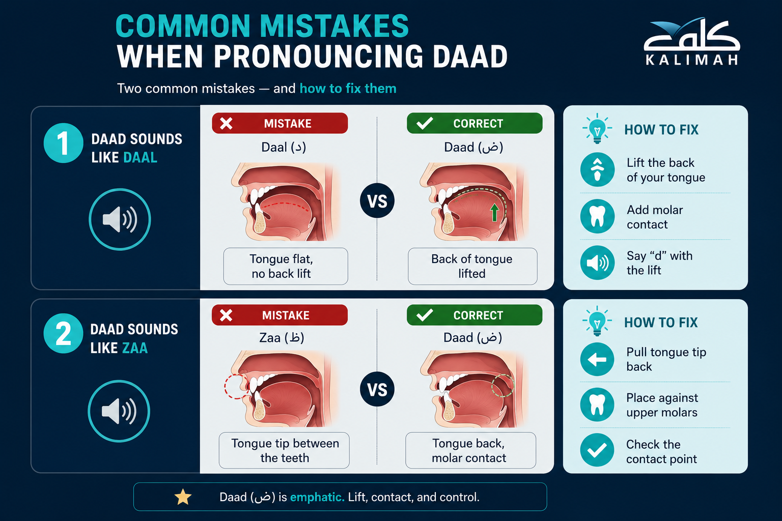 How To Pronounce The Arabic Letter Daad (ض)? - A Complete Guide 3 image 92